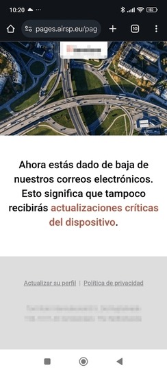 TOMTOM unssubscribe