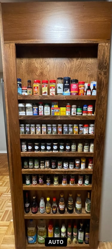Custom spice rack Fort