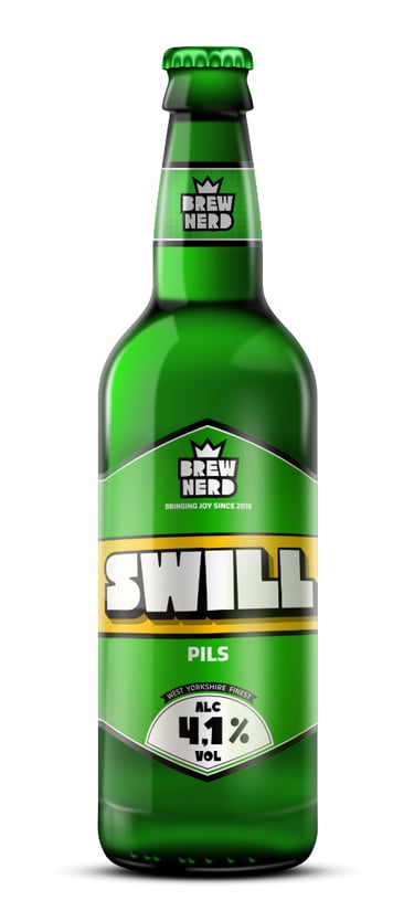 Brewnerd pils beer bottle
