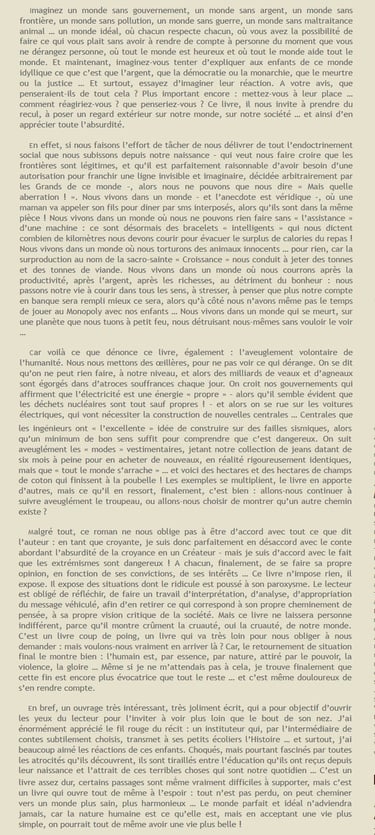 chronique les mots étaient livres livre absurditerre azelma sigaux partie 2