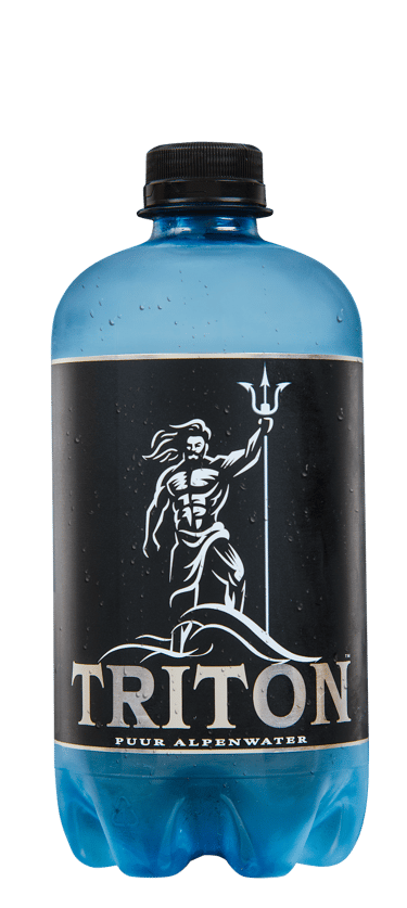 Triton Water - Verdrink je excuses - Premium alpenwater in unieke fles