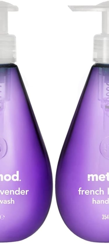 three bottles of method to make a fresh lavender lavender lavender lavender hand soap