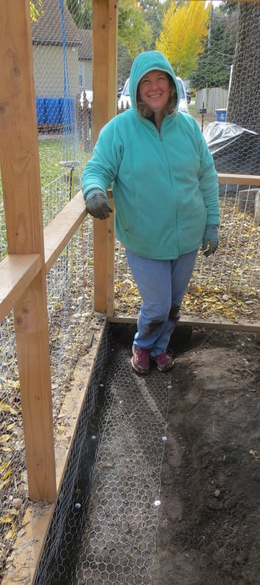 Rat proofing the chicken coop