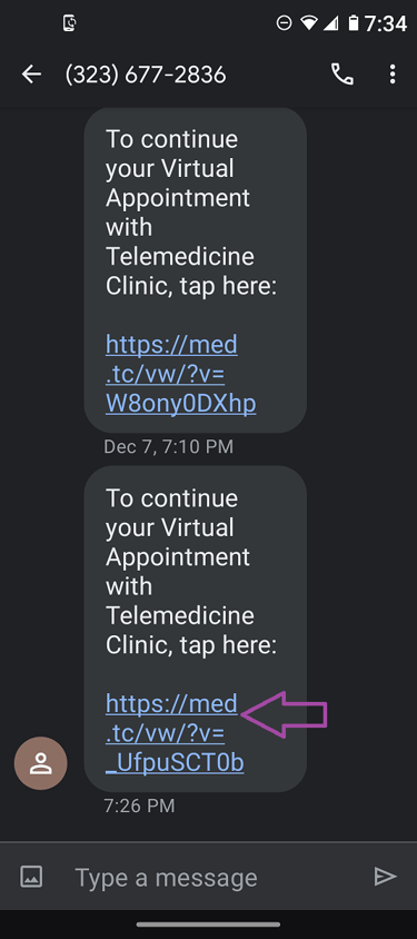 Suboxone clinic text messaging