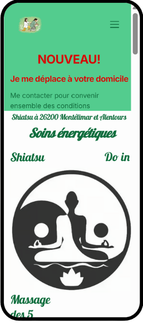 site mobile de shiatsu26.fr