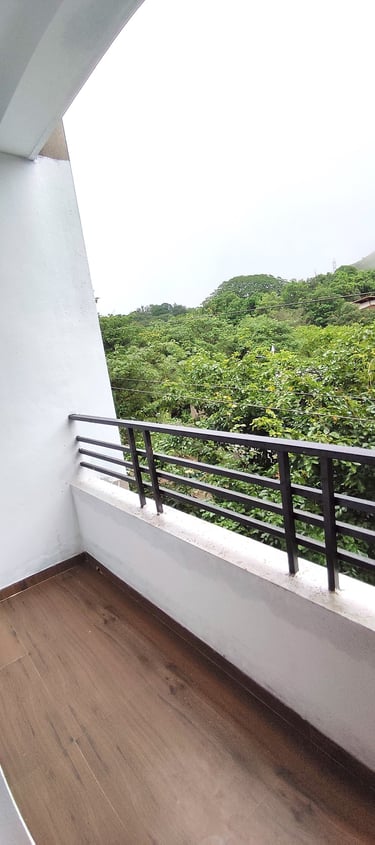 Lakefield apartment balcony with panoramic view of Igatpuri hills