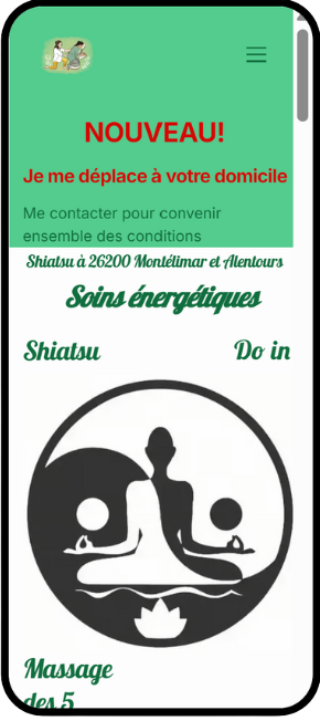 site mobile de shiatsu26.fr