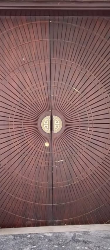 Designer wooden door