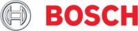 The Bosch logo featuring bold red text alongside a gray circular emblem on a white background.