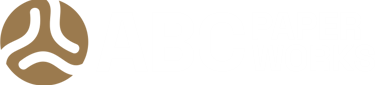 white ABC Paper Works logo