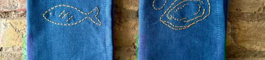 Servilletas 100% lino bordadas a mano