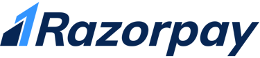 a logo for razorapay