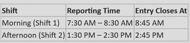 ugc net 2025 shift timings
