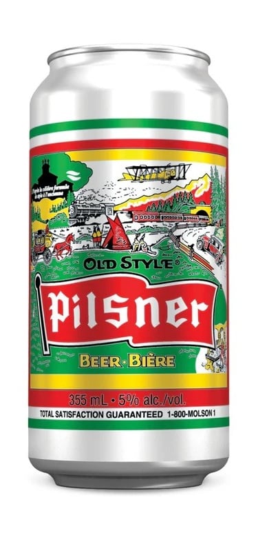 Canadian Old Style beer can