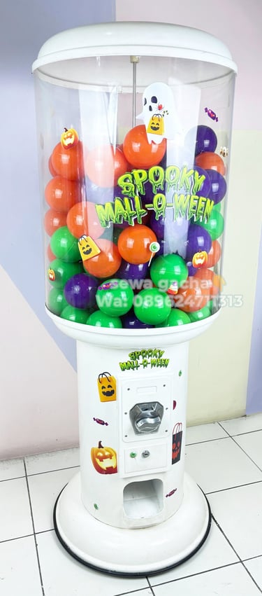 sewa mesin gachapon medium putih bekasi