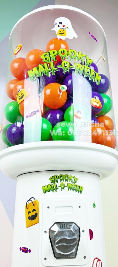 sewa mesin gachapon medium putih bekasi