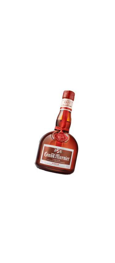 a bottle of grand marnier chambord