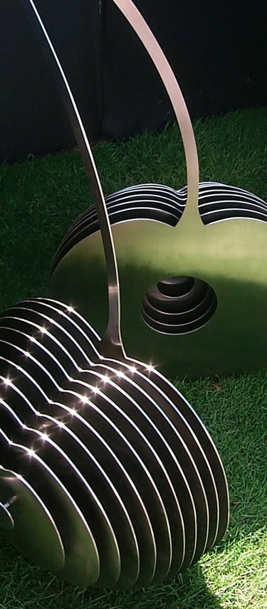 Stainless Steel Sculpture By Mark Richard Hall