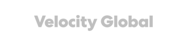 Velocity global logo in grey
