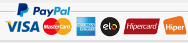 Cartões aceitos Paypal