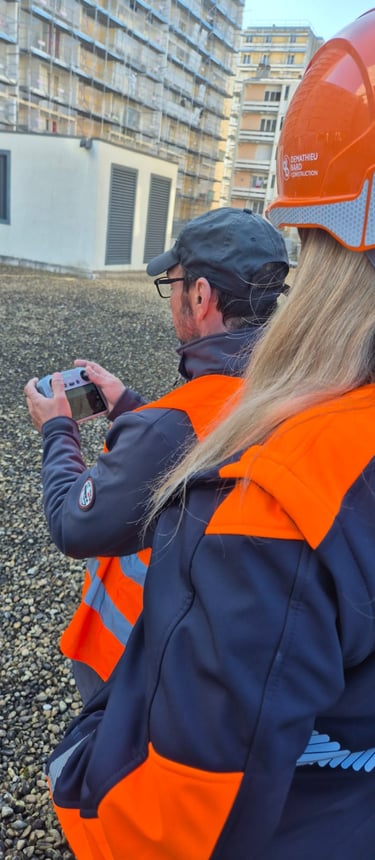 Photos aériennes à Alès pour l'entreprise DEMATHIEU BARD