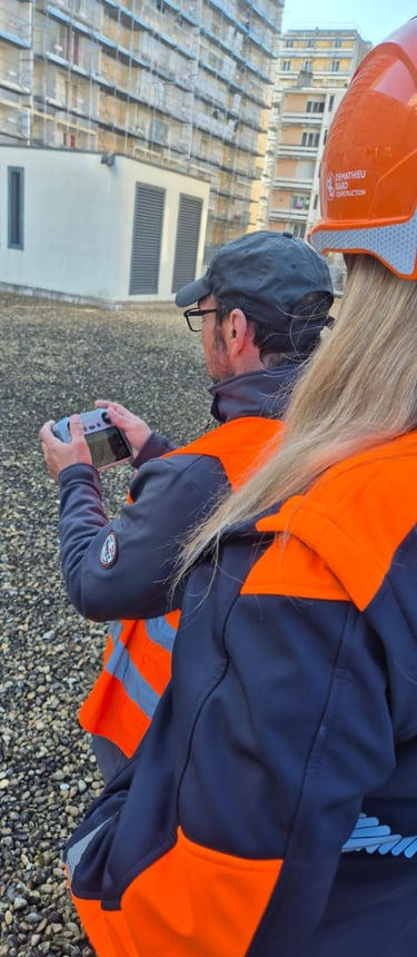 Photos aériennes à Alès pour l'entreprise DEMATHIEU BARD 
