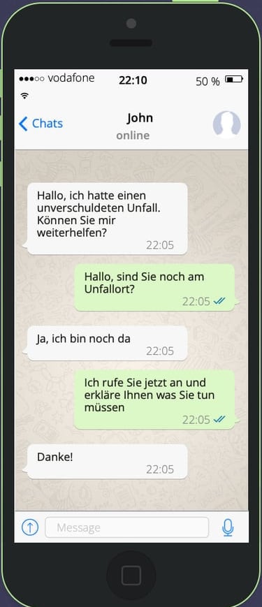 Whatsapp KFZ Gutachter Kleve