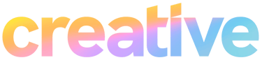 The word 'creative' colored with theYour Creative CPA gradient