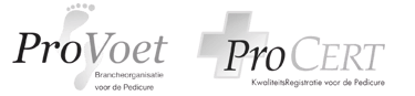 ProVoet en ProCert kwaliteitsregistraties voor professionele pedicures.