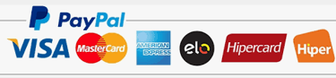 Cartões aceitos Paypal