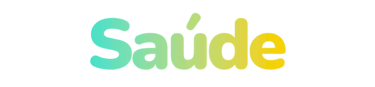 Nome Saúde em degradê verde claro com amarelo claro