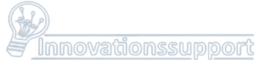 Innovationssupport vit logotyp