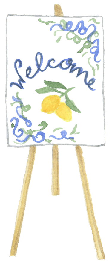 welcome board