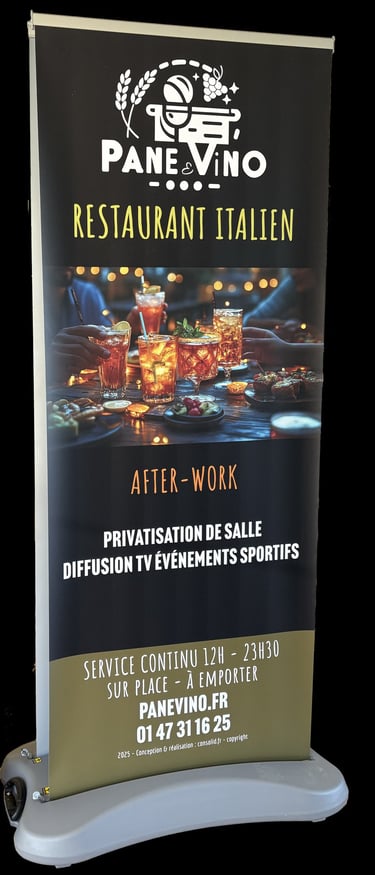 kakemono pane-vino clichy