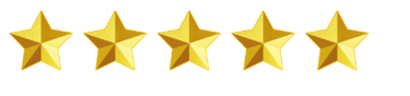 5 golden stars