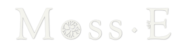 Moss.E's full logo with name and symbol