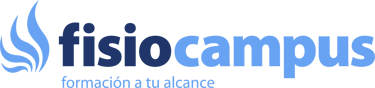Logo de Fisiocampus, plataforma de formación en fisioterapia y rehabilitación.