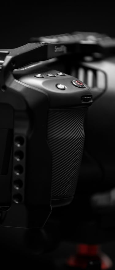 a camera with a camera attached to it