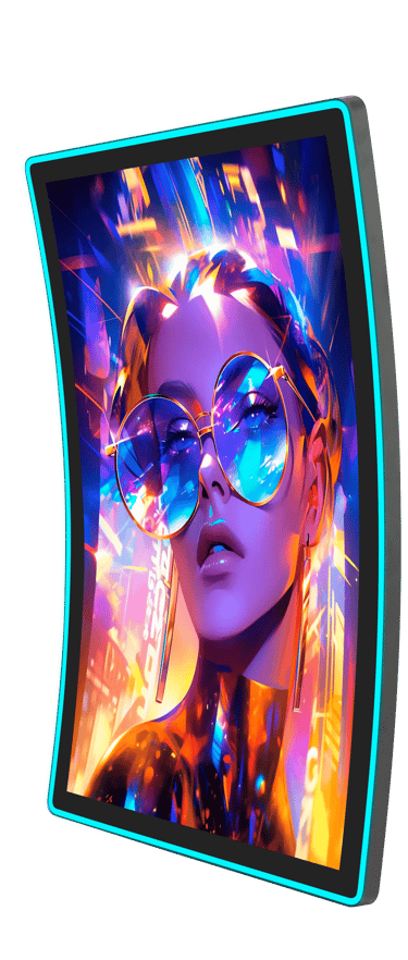 4k c curved touch screen for casino and gaming