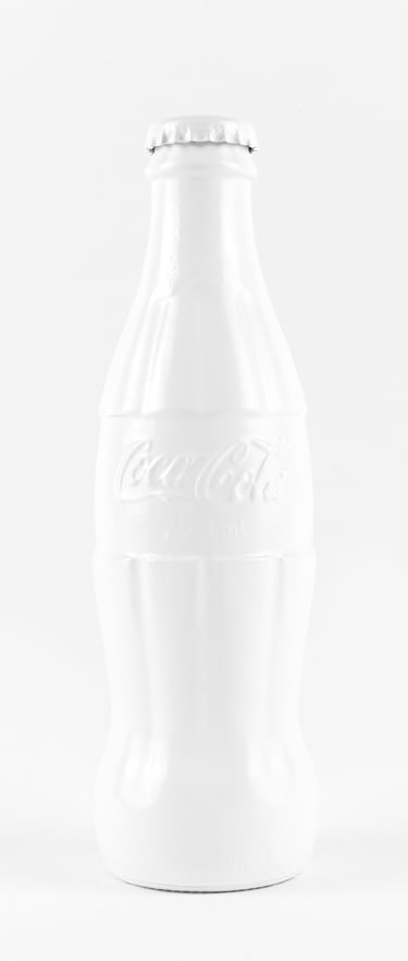 a white coca cola