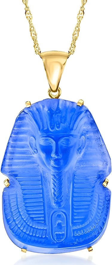 Egyptian Revival Necklace Venetian Glass 