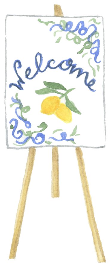 welcome board