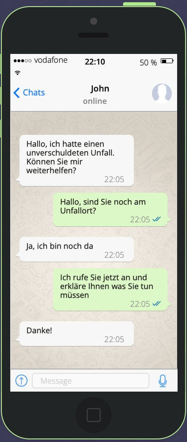 Whatsapp KFZ Gutachter Kleve