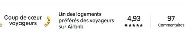 Avis clients- Superhôtes depuis 7 ans - 4.93/5