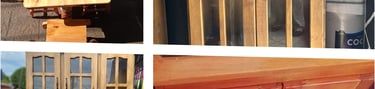 a collection of four different types of furniture