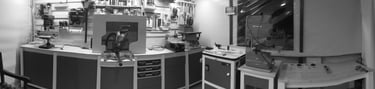 Laboratorio lavorazione micro ebanisteria di Massimo Moscato