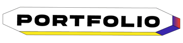 a sign that says portfolio on it