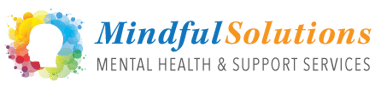 a colorful logo for Mindful Solutions