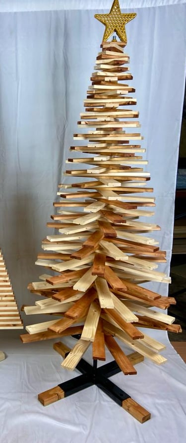 Sapin de Noel en bois 2