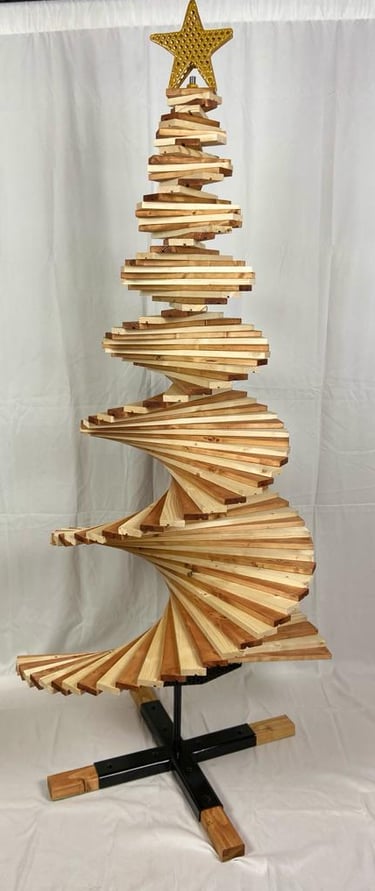 Sapin de Noel en bois 3